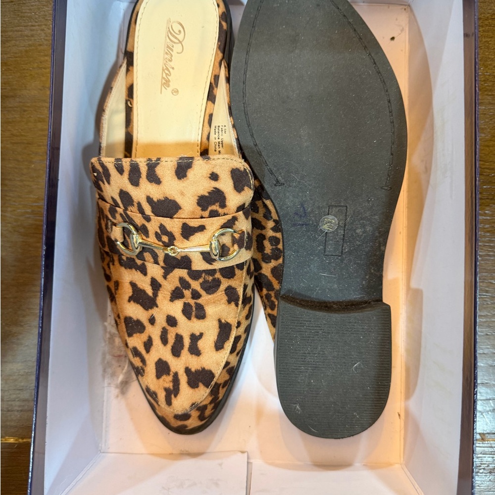 Madden Girl Leopard Print Loafers